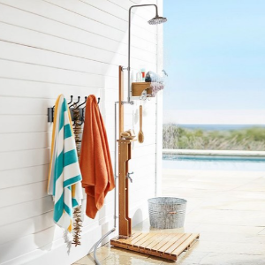 Wooden Shower Station 
