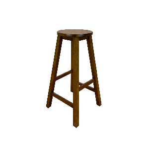 Wood Element Counter Stools, 2-Pc Set, Natural