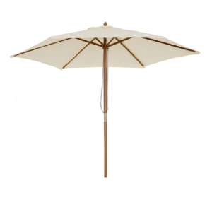 Wooden Umbrella-Ivory