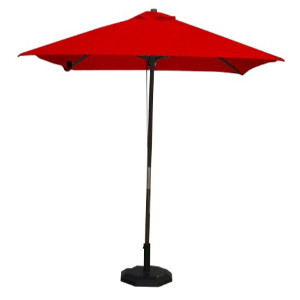 Wooden Umbrella-Square Red