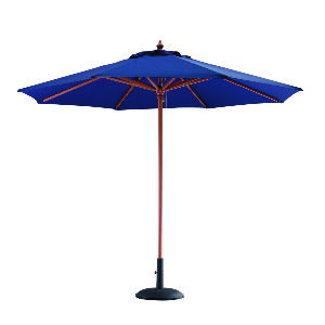 Wooden Umbrella - Blue